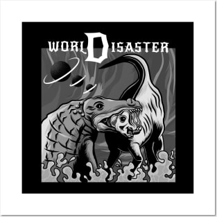 WORLD DISASTER ( BW ) Posters and Art